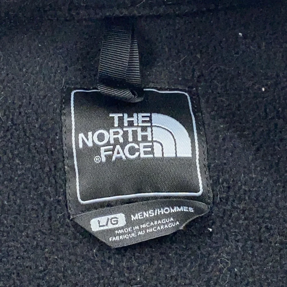 The North Face‎ Black Polartec Jacket Mens Large Full Zip Fleece Outdoor Pockets